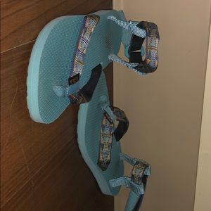 Blue Ankle Strapped Teva Sandals